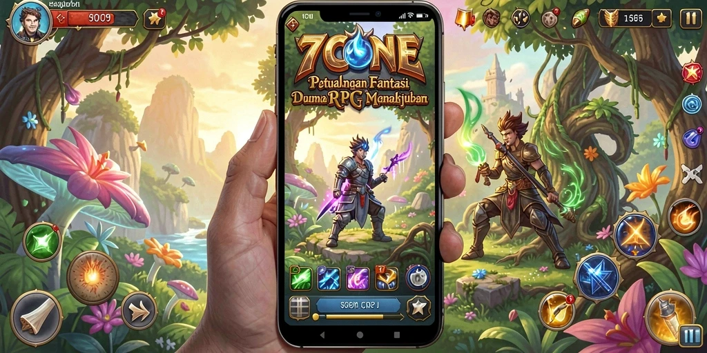 Gameplay menarik di dunia fantasi 7CONE.