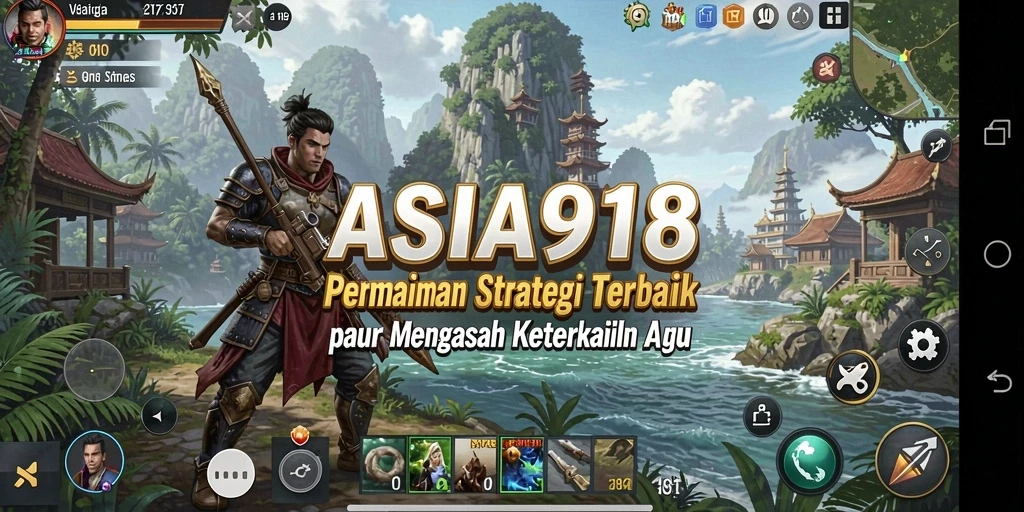 Tangkapan layar gameplay ASIA918 menampilkan strategi dan pertempuran yang intens.