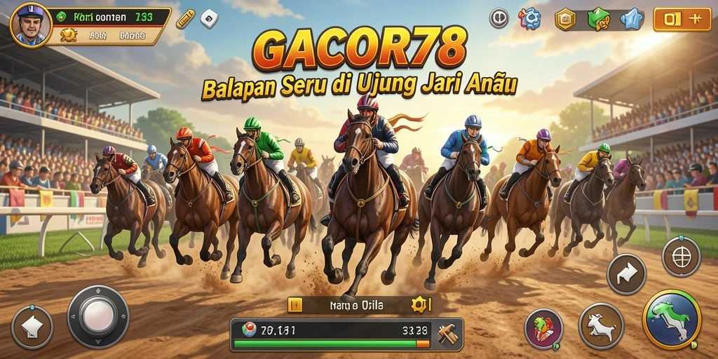 Tampilan menegangkan dari balapan di GACOR78 dengan efek visual memukau.