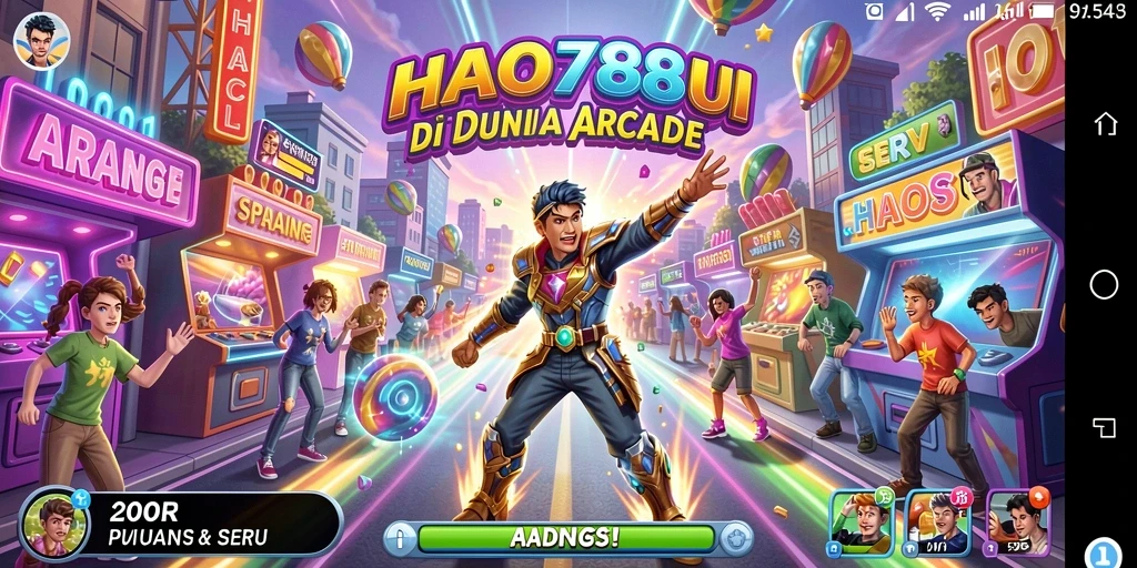 Tampilan gameplay menarik dari HAO788 dalam genre Arcade.