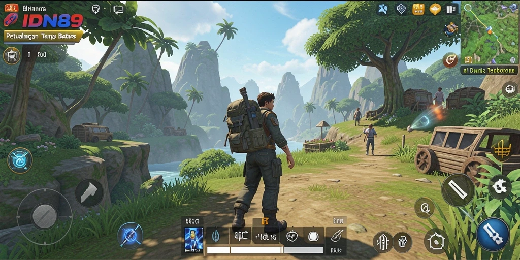 Tampilan gameplay <strong>IDN89</strong> yang menakjubkan dalam dunia Open World.