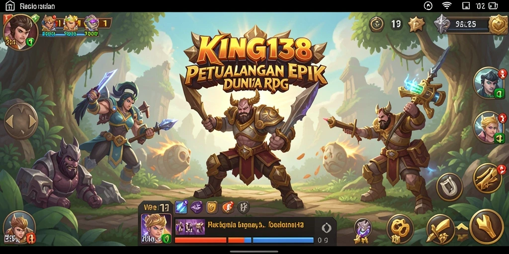 Screenshot KING138 menampilkan pertarungan epik dengan grafis yang menakjubkan.