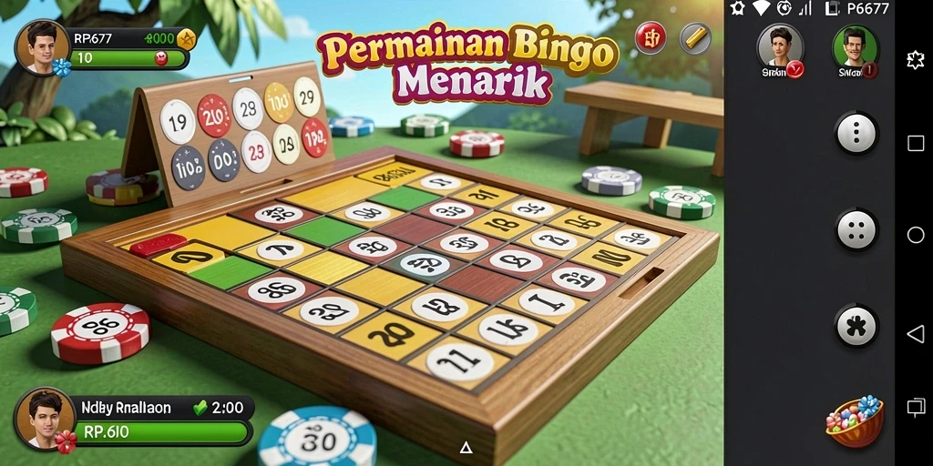 Tampilan gameplay RP6677 yang menegangkan dalam permainan Bingo.