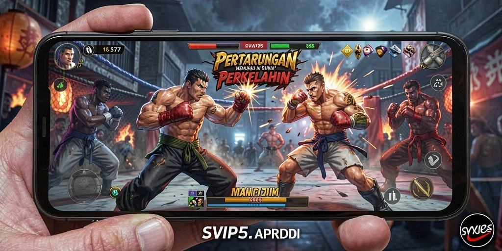 Tangkapan layar SVIP5 menampilkan aksi pertarungan yang mendebarkan.